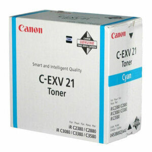 CANON Genuine C-EXV 21 CYAN TONER CARTRIDGE