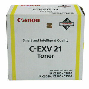 CANON Genuine C-EXV 21 YELLOW TONER CARTRIDGE
